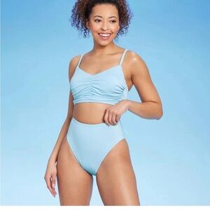 Shade & Shore Sky Blue Bikini Bottoms